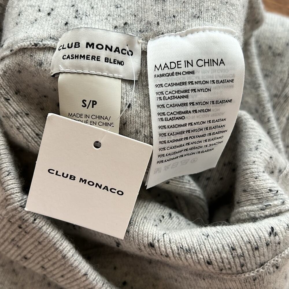 NWT Club Monaco Cashmere Blend leggings - Picture 2 of 7